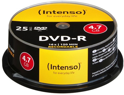 Intenso rohlinge dvd r - 25,