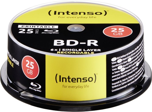 Intenso rohlinge blu ray - 50, blu-ray