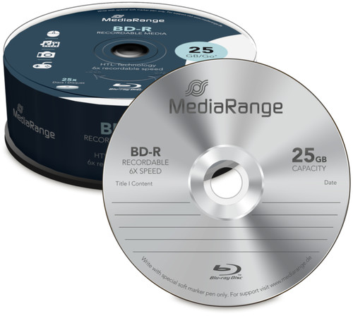Mediarange 25gb 6x - 50,
