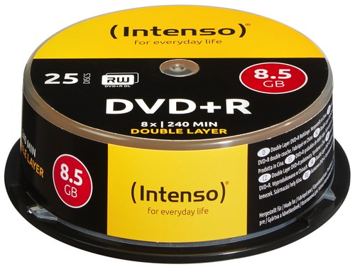Intenso rohlinge dvd r - 25,