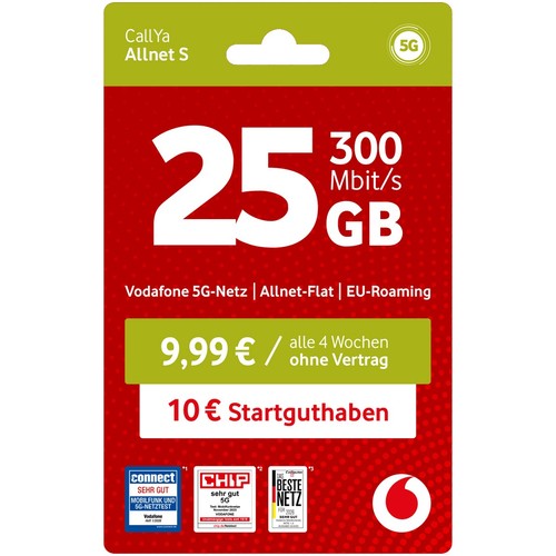 Vodafone prepaid callya - prepaid, s|25