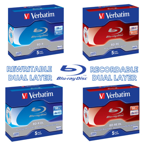 Verbatim blu ray rohlinge - rohlinge, 50/