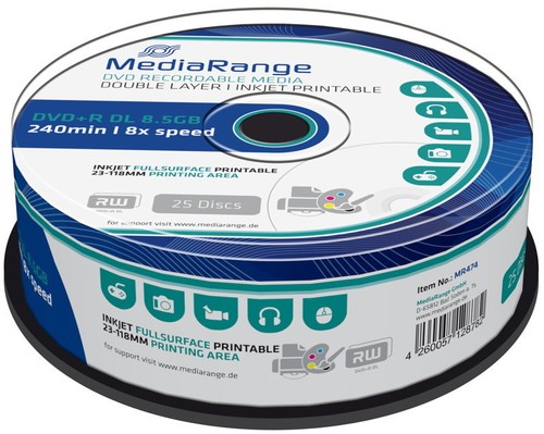 Mediarange rohlinge dvd r - mediarange,