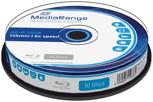Mediarange rohlinge blu ray - mediarange, blu-ray