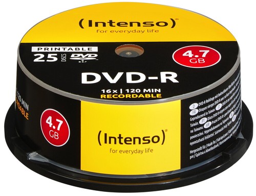 Intenso rohlinge dvd - 25,