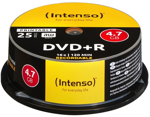 Intenso rohlinge dvd full - dvd+r,