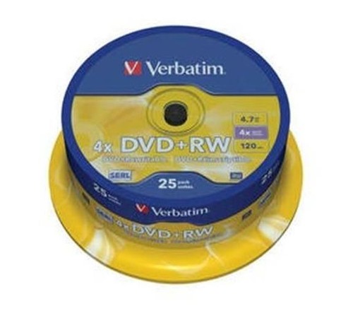 Verbatim rohlinge dvd rw - 25,