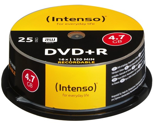 Intenso rohlinge dvd - 25,