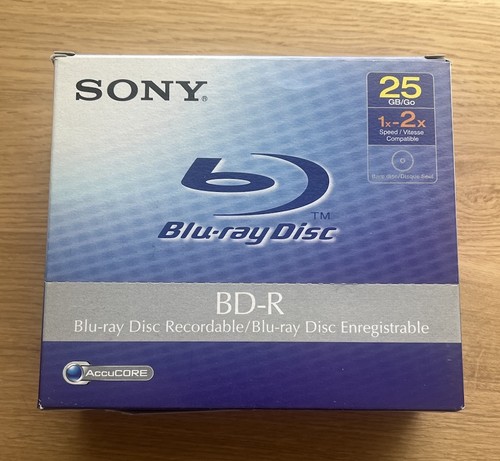 Sony blu ray - bd-r, blu-ray
