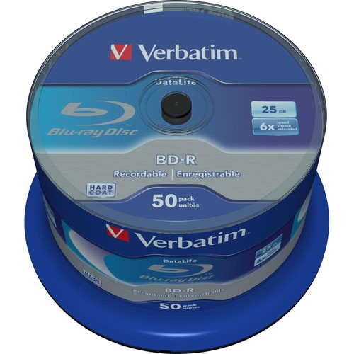 1x50 verbatim blu - 1x50, blu-ray